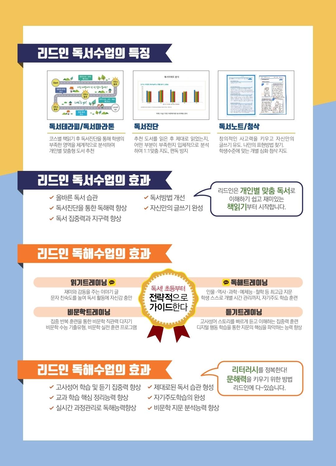 학원 커리큘럼 이미지