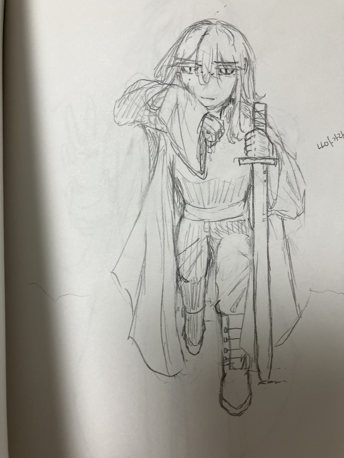 헉 낙서밖에 없지만 이친구 부탁드려도 될까유ㅠㅠ 참고로 흑발적안에 여캐에요!!