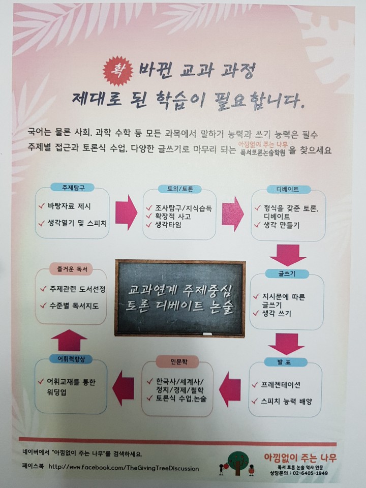 아낌없이주는나무독서토론논술학원 이미지 3