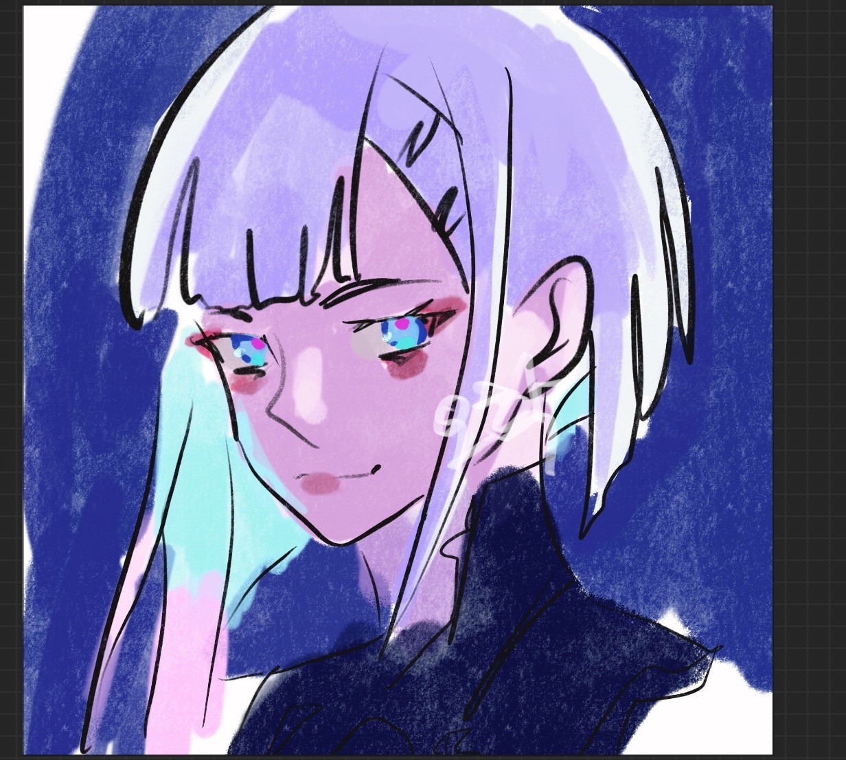 학원에서 몰래 한 낙서