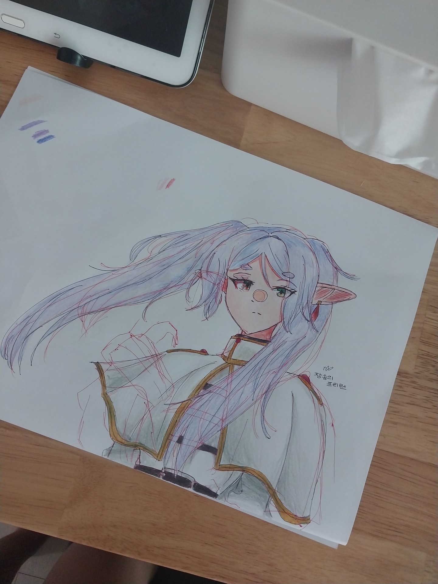 최근에 아주 빡시게 그린 그림
