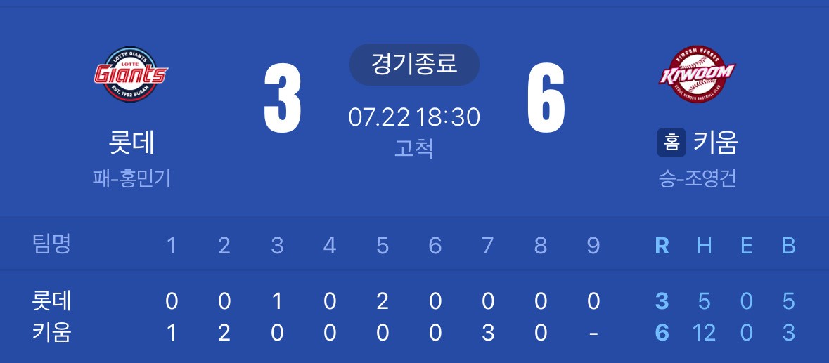 키움⚾️