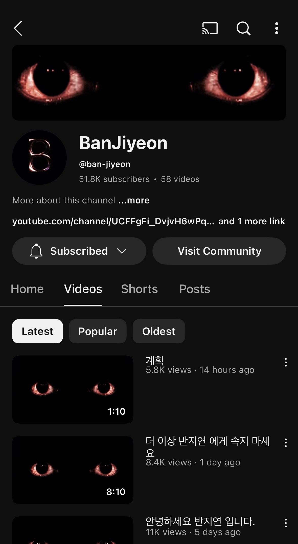 뉴진스 민희진 반지연 계정 영상들