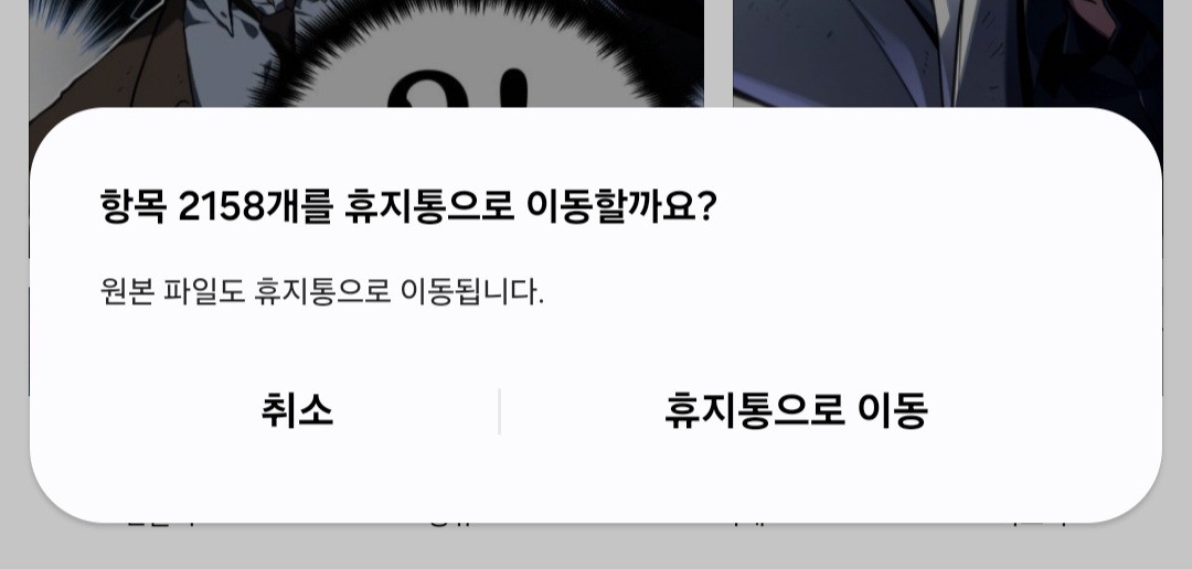 갤러리 정리를 했는데