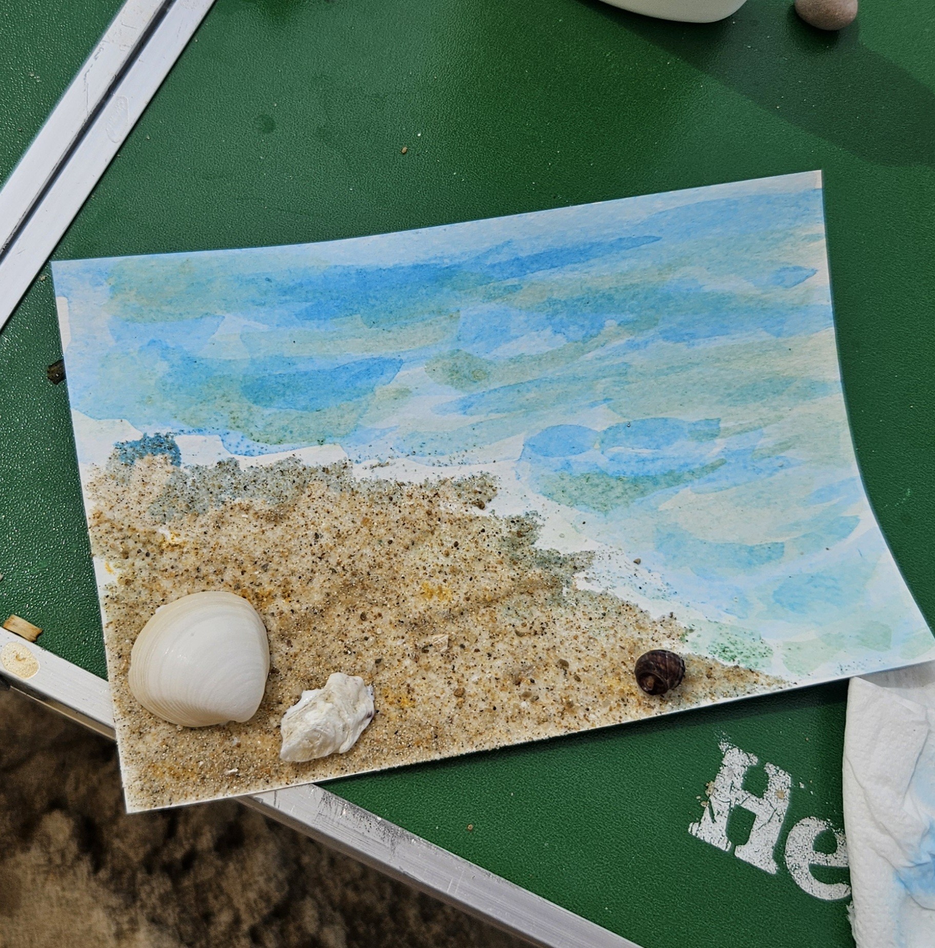 바다왔는데 그림을