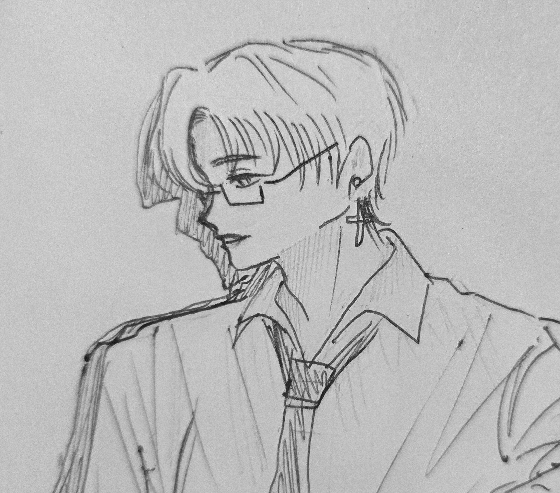 어쩌다보니 어깨 태평양... 그래서 수정하느라 진한 그림자가 생겼습니다..🫡
까리한 느낌 나게 그리고 싶었는데..ㅠㅠ 잘 표현됐는지 모르겠네요.. 캐릭터 넘 멋있습니다👍👍