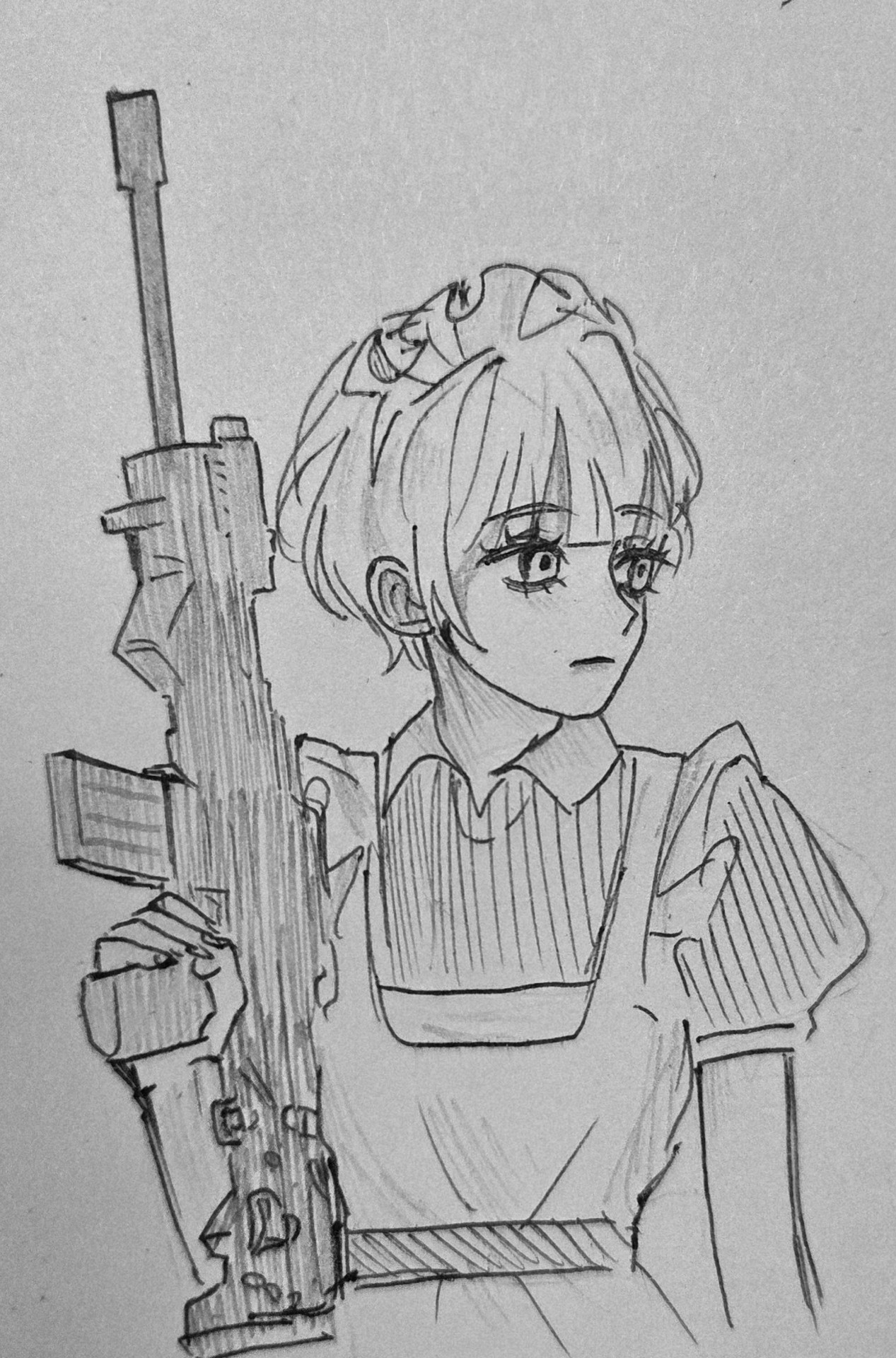 전투 메이드...!! 멋지네요🙊