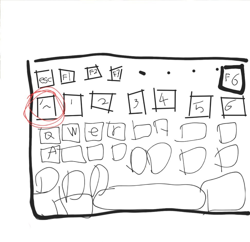 (사진 봐바) 키보드 맨 위쪽 왼쪽에 esc 보이지 그 바로 밑에 '~ 이걸 누르면 회색 인벤토리가 뜨는데 마우스로 잡아서 옮기면 돼! 끌 때도 똑같이 키 누르면 되고