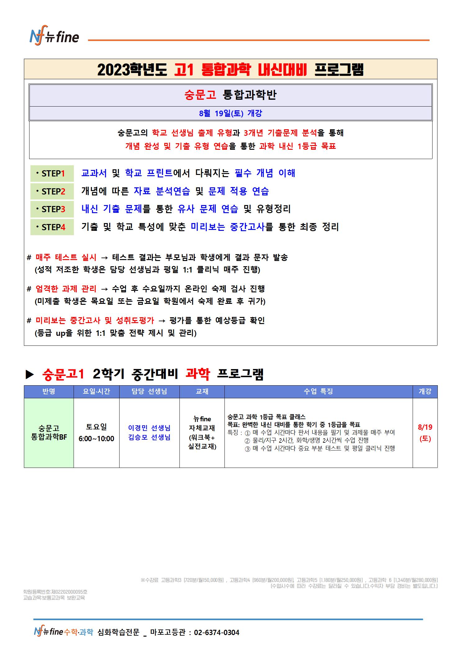 마포뉴파인학원 이미지 19